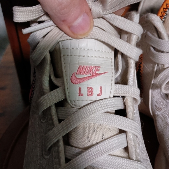 Nike Zoom LeBron James NXXT Sneakers with Pink and Orange Accents_8.5 - Picture 2 of 11